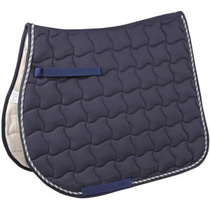 Tapis de selle de cheval en cuir de saut personnalisé en gros de haute qualité avec rembourrage doux et doublure polaire pour l'équitation - Product Image 1