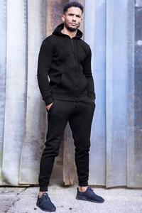 Latest Premium <b>Black</b> Zip Regular Fit <b>Fleece</b> Hoodie 100% Cotton <b>Men's</b> Ribbed Hem Cuffs Casual Wear Autumn Eco-Friendly - Product Image 5