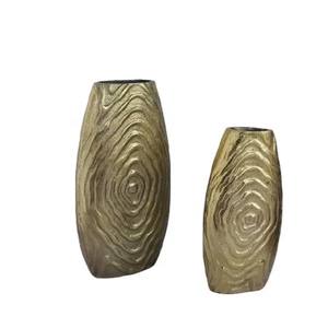 Florero de Metal de tendencia de diseño único con tamaño y forma personalizados de primera calidad Diseño elegante Florero de Metal Decoración para el hogar - Product Image 3