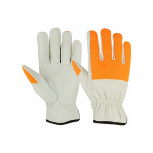 Gants de conducteur en cuir résistants aux coupures Safety First Résistant à l'huile avec adhérence dans des conditions glissantes Protection contre la chaleur résistante au feu - Product Image 1