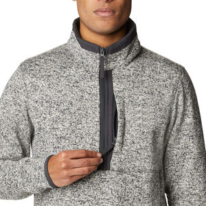 Venta caliente mejor precio logotipo personalizado hombres media cremallera sudadera/2025 último diseño precio barato sudaderas de invierno para hombres - Product Image 4