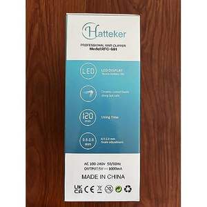 Recortadora de Pelo Profesional para Hombre, Precisión, Cabello Largo, Impermeable IPX7, Recargable, Fuente de Alimentación USB, Funciones Ajustables, Enchufe Estadounidense - Product Image 1