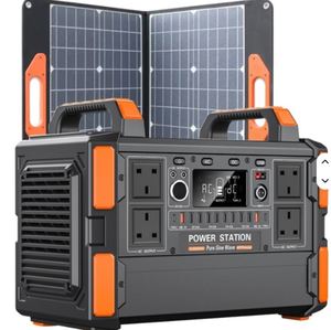 สถานีไฟฟ้าพกพา 1200W 200W ความจุขนาดใหญ่ ชาร์จเร็วสำหรับกรณีฉุกเฉิน แบตเตอรี่สำรอง LiFePO4 ระบบพลังงานแสงอาทิตย์สำหรับบ้านแบบออฟกริด - Product Image 4