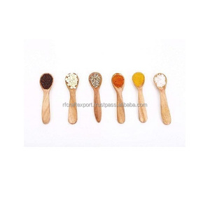 Ensemble de cuillères en bois de teck naturel RF Crafts Ustensiles de cuisine comprenant des spatules pour la cuisine et les mariages d'Inde - Product Image 2