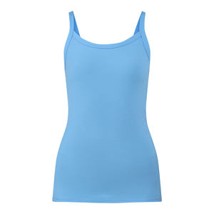 Débardeurs de sport légers en polyester pour femmes grandes tailles, couleur unie, logo sur le devant, séchage rapide, respirant, tailles personnalisées - Product Image 5