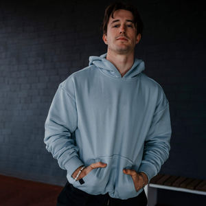 Sudadera con Capucha Personalizada de Fábrica, Cierre Completo, 500 Gsm, Algodón, Cierre Completo en la Cara, Doble Capa, Peso Pesado, Sudadera con Capucha Personalizada para Hombre - Product Image 3