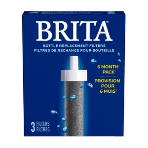 Filtres de remplacement pour bouteilles d'eau Brita, sans BPA, remplace 1 800 bouteilles d'eau en plastique par an, paquet de 3 - Product Image 6