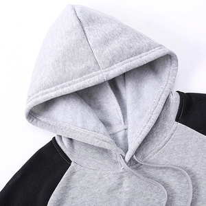 Deux pièces survêtement à capuche pour hommes 100% coton Sport Jogging ensemble veste confortable pantalons de survêtement équipe survêtement pour la saison d'automne - Product Image 3