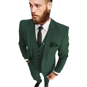 High Quality 2023 Blue Men's Blazer Jacket Low MOQ Plaid Long Coat Design Breathable Feature - Product Image 5