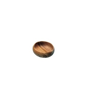 Mini bol de madera maciza ecológico, tazón de madera con logotipo personalizado, precio barato, producto de uso hecho a mano - Product Image 3
