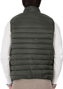 Hommes imperméable brillant bulle gilet sans manches hiver doudoune respirant léger Logo personnalisé OEM 2025 bouffant gilet - Product Image 3