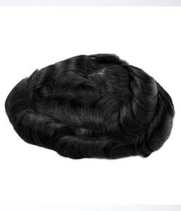 Peluca de encaje frontal Mono para hombre 8x10 color #3 mejor calidad fabricada directamente en peluca Bangladesh oferta al por mayor disponible - Product Image 5