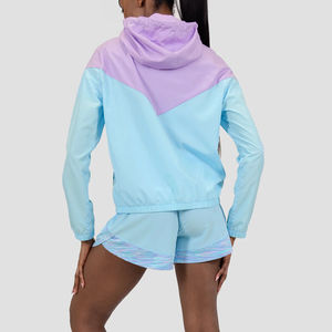 Conjunto Deportivo Cortavientos para Mujer, Talla Personalizada, Chaqueta Cortavientos de Dos Piezas para Invierno, Diseño Estampado - Product Image 4