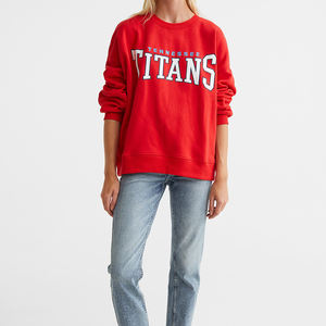 Sudadera casual de manga larga con estampado de letras para mujer, top corto ajustado que deja ver el ombligo - Product Image 2