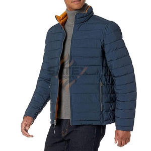 Chaqueta Acolchada con Cuello Alto para Hombre, Estilo Moderno, para Otoño, Uso en Exteriores, Resistente al Viento, Transpirable, Colores Personalizados, Logotipo Frontal - Product Image 2