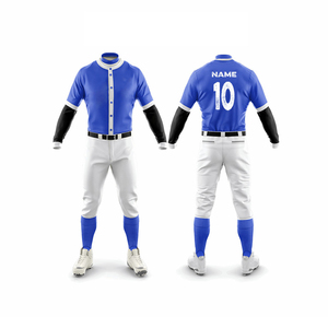 Unisex High Quality Breathable Sportswear Custom <b>Baseball</b> & Softball Jersey <b>Set</b> Plus Size Option Displaying Team Name - Product Image 3