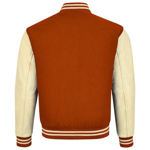 Wholesale winter fashion slim fit excellent quality in factory price OEM/ODM service Men <b>Varsity</b> <b>jacket</b> - Product Image 2