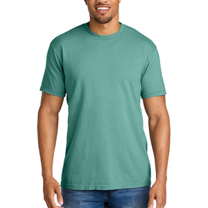 Bella + toile unisexe en gros 100% coton lourd couleur unie T-Shirt grande taille hommes à manches courtes coupe ajustée marque privée T-Shirt - Product Image 3