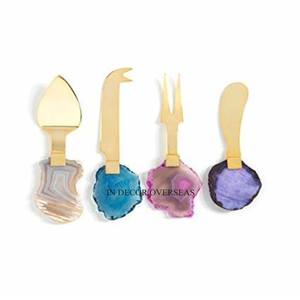 Juego de Cubiertos de diseñador con estilo antiguo chapado en oro de alta calidad de Metal resistente, utensilios de cocina, suministros de cubiertos a un precio impresionante - Product Image 4