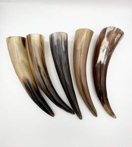 Cuerno para Beber de Cuerno de Búfalo Hecho a Mano por Rani Industries RI254, Impermeable, Forma Natural, Estilo Moderno - Product Image 3