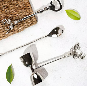 Modern Deer Shape Handle 4 Piece <b>Bar</b> <b>Tool</b> Set in Affordable Price - Product Image 2