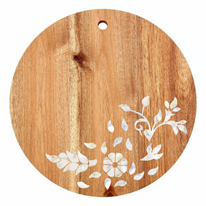 Planche à découper en bambou durable et écologique en bois d'acacia Bloc à découper rectangulaire pour cuisine, restaurant, planche à fromage en PP - Product Image 1