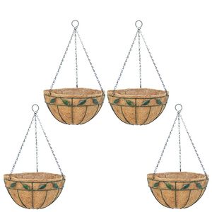 Panier de concepteur de feuille verte pour la décoration de maison et de jardin - Product Image 2