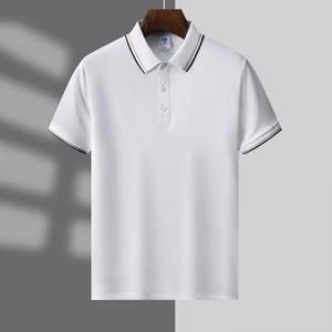 Polo à manches courtes d'été respirant vert pour hommes Polo T-shirt Sport Wears Man Equestrian Clothing Tops - Product Image 2