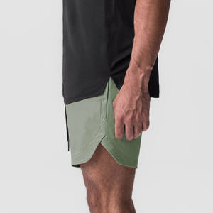 Nueva venta al por mayor verano liso secado rápido hombres tronco pantalones cortos Trackshorts Swimpant impresión natación tabla playa corto para hombres - Product Image 3