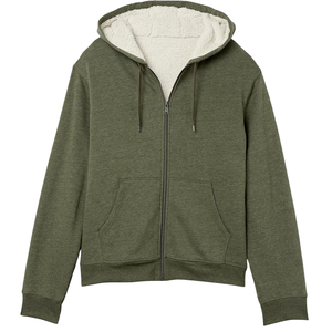 Sudadera con capucha de lana de algodón 100% para hombre, sudadera de invierno HeavyGSM de gran calidad, transpirable, cómoda, bordada - Product Image 1