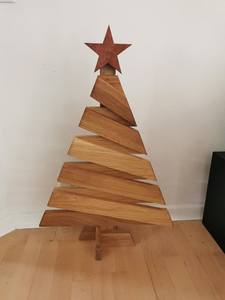 USER CHRISTMAS <b>TREE</b> ECO FRIENDLY DECORATION HANDMADE GIFT Ornamental Wooden <b>Tree</b> Made in Cherry a <b>Tree</b> for Any Season - Product Image 4