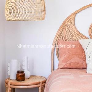Vietnam Factory Farmhouse Style Rattan Nightstand High Quality <b>Bedside</b> Table <b>For</b> Bedroom Furniture And Decor Wholesaler - Product Image 3