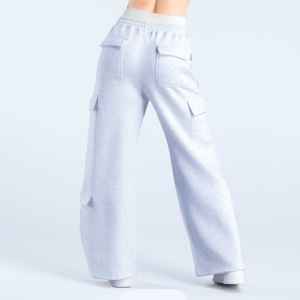 Femmes décontracté respirant Cargo survêtement pantalon taille moyenne jambe large Baggy Style surdimensionné léger femmes pantalon 2026 - Product Image 4