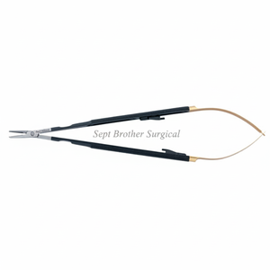 Porte-aiguilles en acier inoxydable de qualité supérieure avec manche doré, inserts en carbure de tungstène, outils de microchirurgie de qualité chirurgicale - Product Image 3