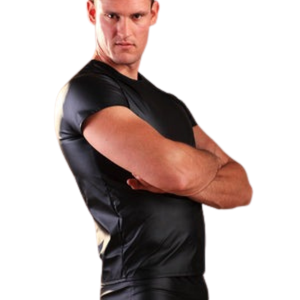 Bulldog Leather Jockstrap Black Faux Leather One Size Fetish Clubwear - Product Image 5