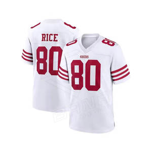 Camisetas de Fútbol Personalizadas al por Mayor, Bordadas, de Alta Calidad, Transpirables, de Manga Corta, para Equipos Americanos, para Hombre y Mujer - Product Image 4