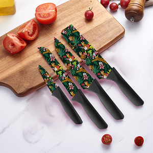 Prix Usine Nouvelle Tendance Couteau de Chef en Céramique 2 Pièces Ambidextre Compatible Lave-Vaisselle Manche en Plastique Durable pour Barbecue Livraison Rapide - Product Image 4