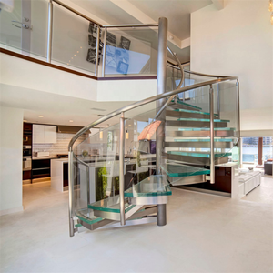 Dimensioni della scala a spirale DAIYA con scale a spirale nere - Product Image 5