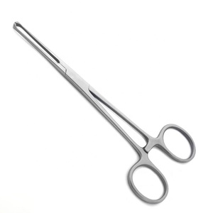 Pinzas de tejido Allis de acero inoxidable al por mayor con bloqueo de dientes, instrumento quirúrgico hemostático para ginecología - Product Image 1