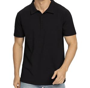 Polo homme de haute qualité, col uni, blanc, unisexe, brodé, pour logo personnalisé, t-shirt homme - Product Image 1