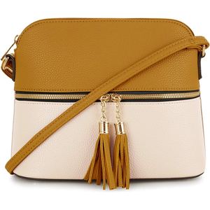 Sac à bandoulière moderne pour femmes en cuir grainé PU, sac à bandoulière compact pour le shopping et les voyages - Product Image 4