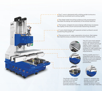 Centre d'usinage vertical CNC de haute précision VMC-L850 BT40 avec commande Fanuc, changeur d'outils automatique et haute rigidité