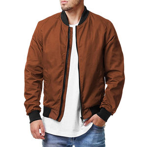 Chaqueta Bomber de Invierno Personalizada para Hombre, de Alta Calidad, Cortavientos, de Manga Larga, Transpirable, con Cierre de Cremallera, Talla Grande, Informal - Product Image 4