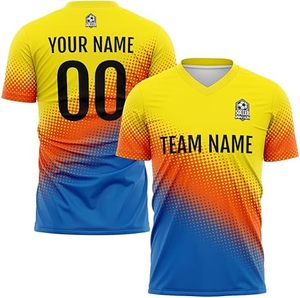 Uniforme de fútbol personalizable conjunto 100% algodón secado rápido unisex adulto todas las estaciones - Product Image 2