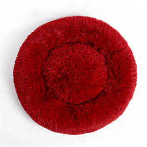 China Wholesale Faux Fur <b>Plush</b> Washable Portable Folding Warm Fancy Floral <b>Cat</b> Bed for Large <b>Cats</b> - Product Image 6