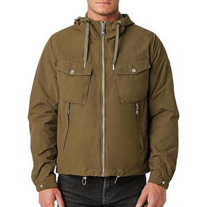 Ligero primavera otoño invierno cálido al aire libre cortavientos chaqueta de bombardero personalizada - Product Image 5