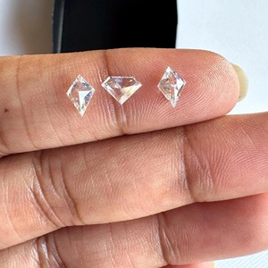 Fancy <b>Kite</b> Shield Lozenge Shape Lab Grown Diamonds IGI Certified VVS Clarity for Custom Jewelry - Product Image 2