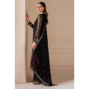 Ensembles de costumes de luxe pour femmes Jazmin 2025 en mousseline brodée Modèle UC-3070 & TC-1328 - Product Image 4