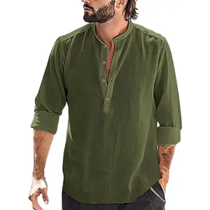 Custom OEM <b>Men's</b> Casual Dress <b>Shirt</b> Long-Sleeve <b>Denim</b> Work <b>Shirt</b> with Breathable Button Down <b>men's</b> <b>shirts</b> - Product Image 1