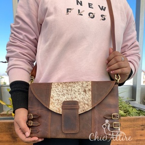 Bolso cruzado de cuero de vaca genuino de lujo para mujer de diseñador de moda al por mayor bolsos de gran capacidad de alta calidad - Product Image 1